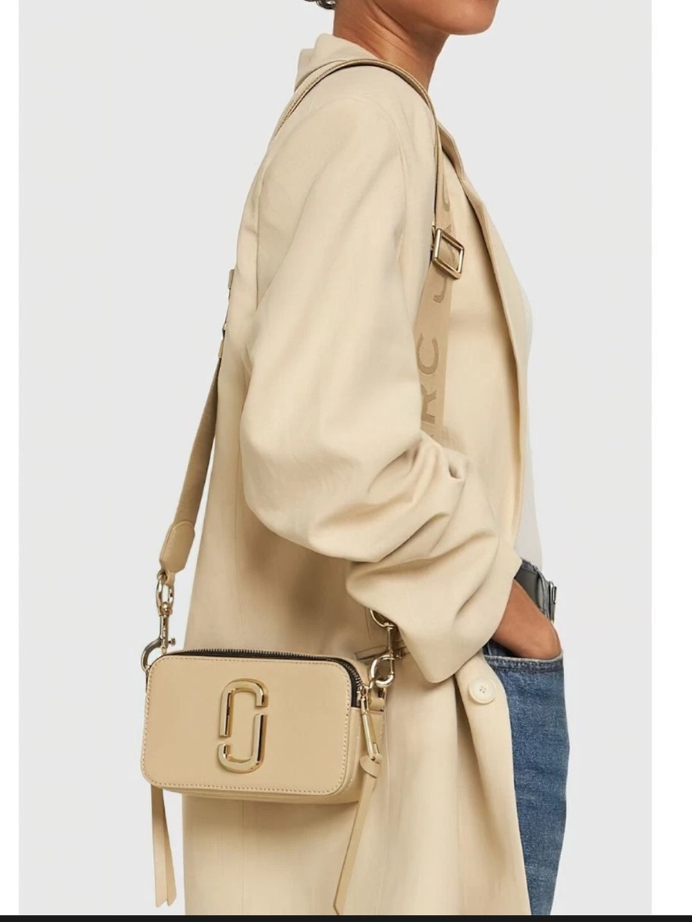 Marc Jacobs The Snapshot Crossbody in Khaki